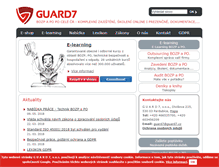 Tablet Screenshot of guard7.cz